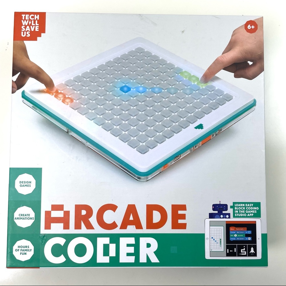 Arcade Coder by Tech Will Save Us Educational Games Console, Ages 6-12 a…